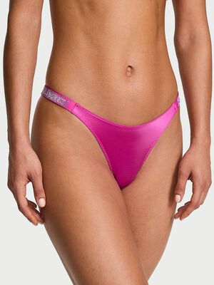 Shine Strap Thong Panty