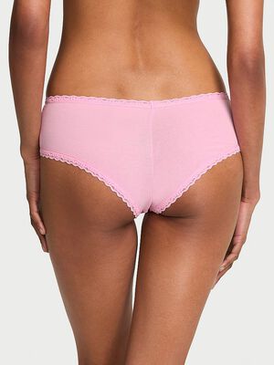 Cotton Lace-Waist Cheeky Panty