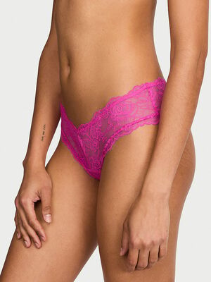Rose Lace High-Leg Cheeky Panty