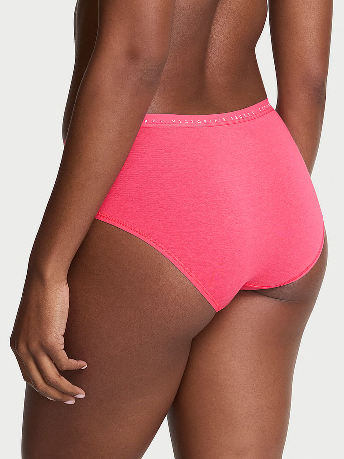 vs Victoria's Secret Stretch Cotton Hiphugger Panty Poppy 2 of 3 