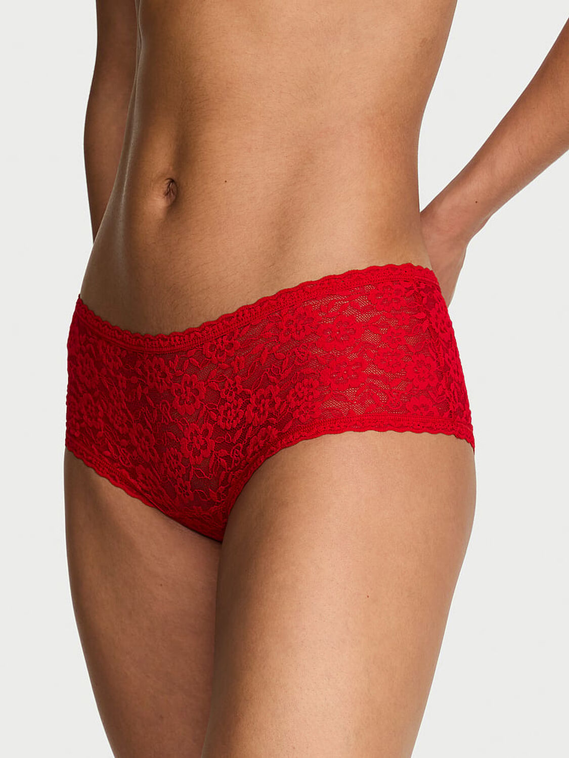 vs The Lacie Lace Low-Rise Boyshort Lipstick 1 of 3 