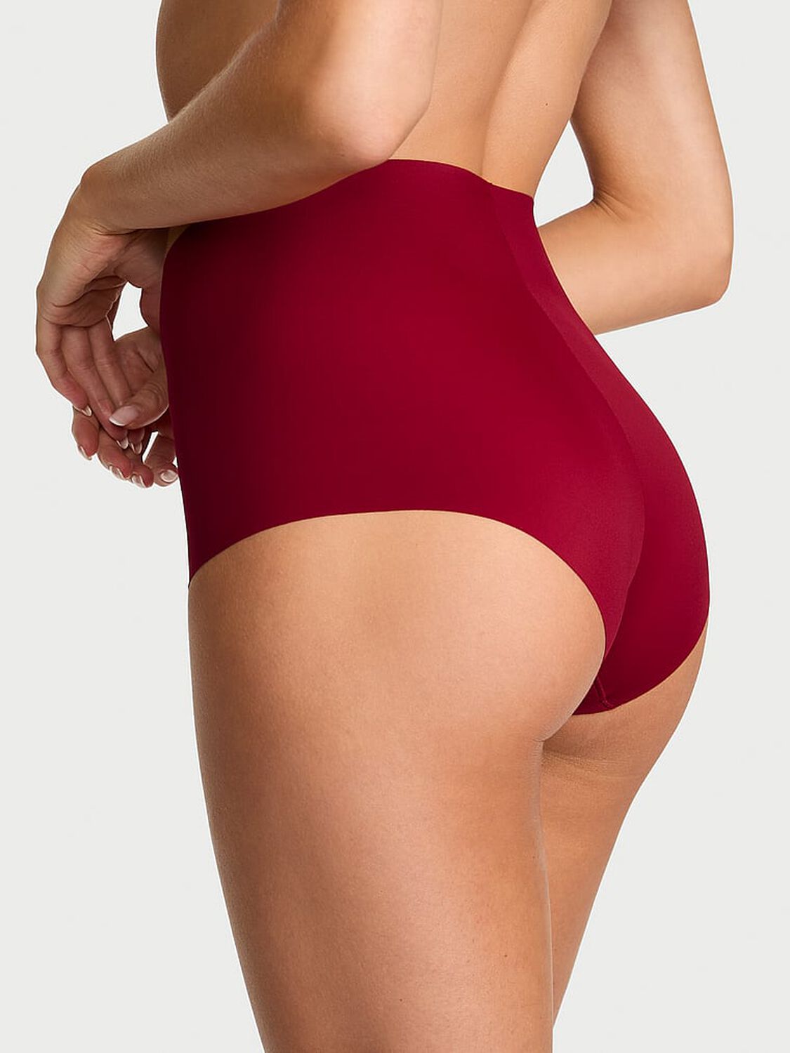 vs No-Show No-Show Heart Cut-Out Modern Brief Panty Red Lacquer 2 of 3 