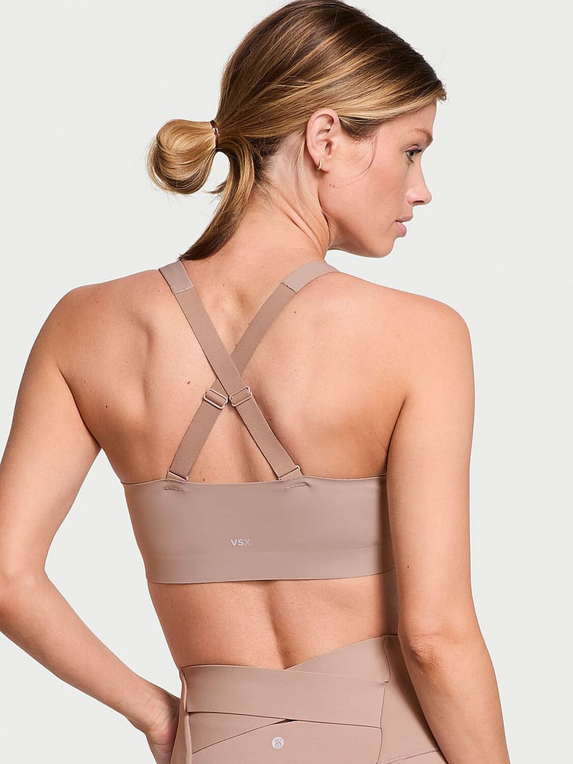 vs Vsx Knockout Front-Close Sports Bra Bare Taupe 2 of 4 