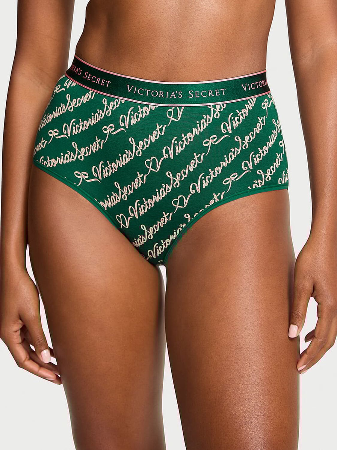 vs Cotton Logo Cotton Modern Brief Panty Clover Script 2 of 2 