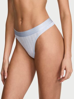SoSoft&trade; Modal Ultra-Fine Logo Thong Panty