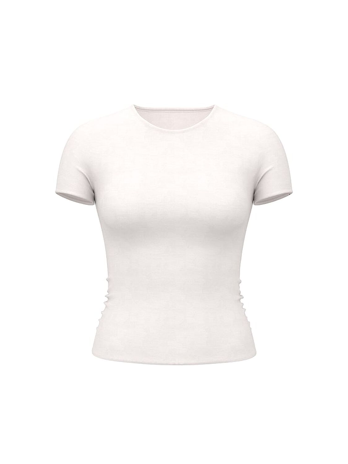 vs Victoria's Secret Bodywear by Victoria with FeatherSoft™ Innovation Tee Coconut White 3 of 4 
