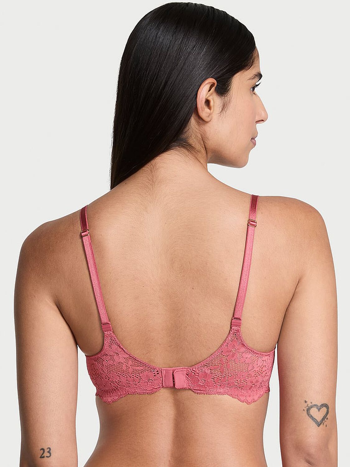 vs Dream Angels Lace Push-Up Bra Seductive Rose 2 of 3 
