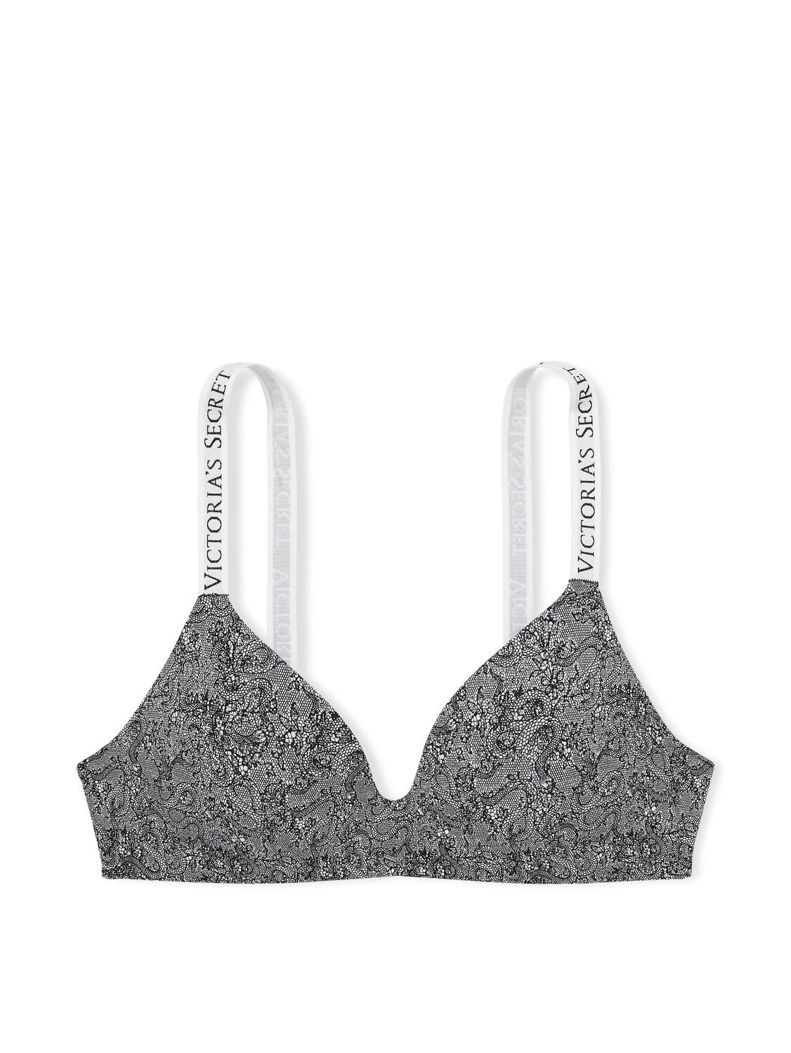 vs The T-Shirt Lightly Lined Wireless Bra Black 3 of 3 