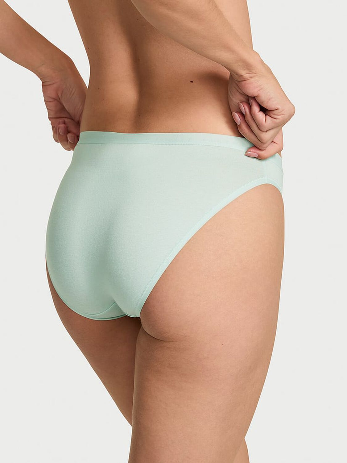 vs Victoria's Secret Stretch Cotton Bikini Panty Yacht Blue 2 of 3 