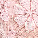 Wicked Unlined Blossom Embroidery Balconette Bra, Pink Blossoms, swatch