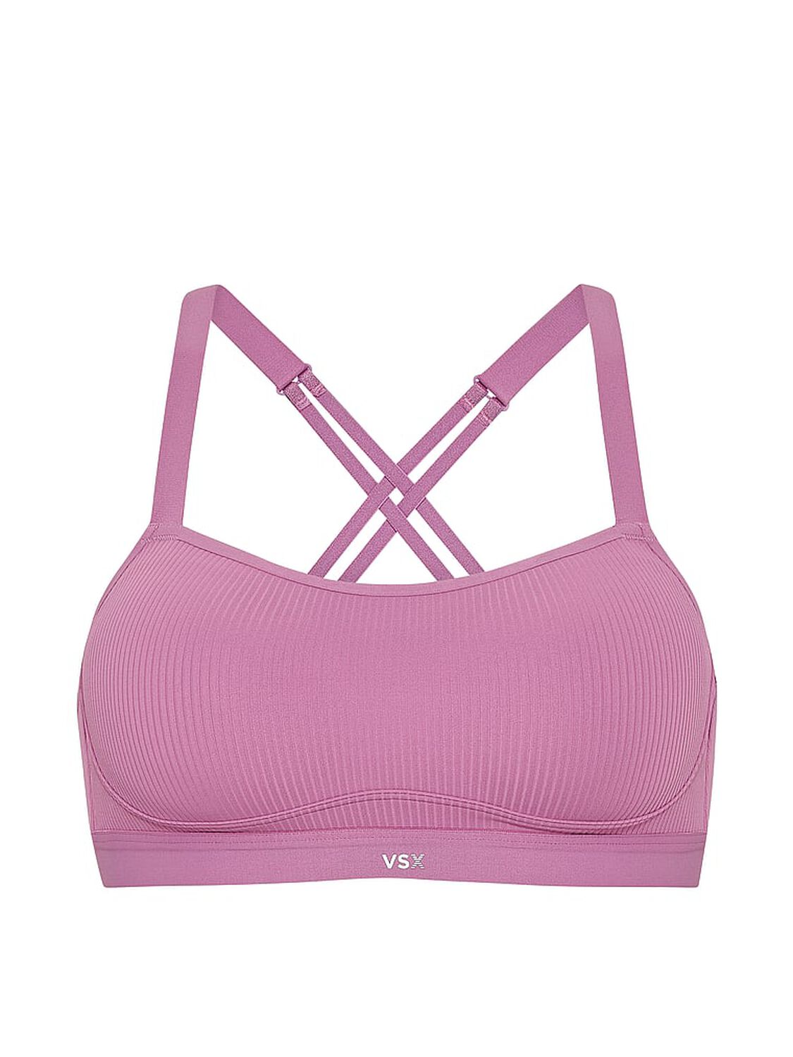vs Vsx VSX Angel&trade; Elevate Rib Sports Bra Violet Frost 3 of 3 