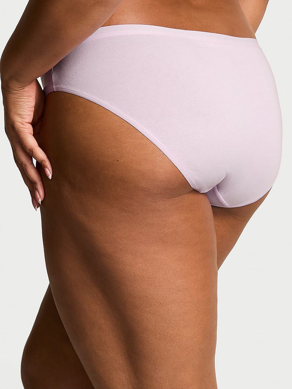 vs Victoria's Secret Stretch Cotton Bikini Panty Delicate Violet 2 of 3 
