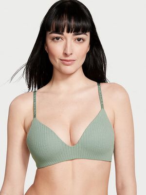 Lightly Lined Pointelle Wireless Bra
