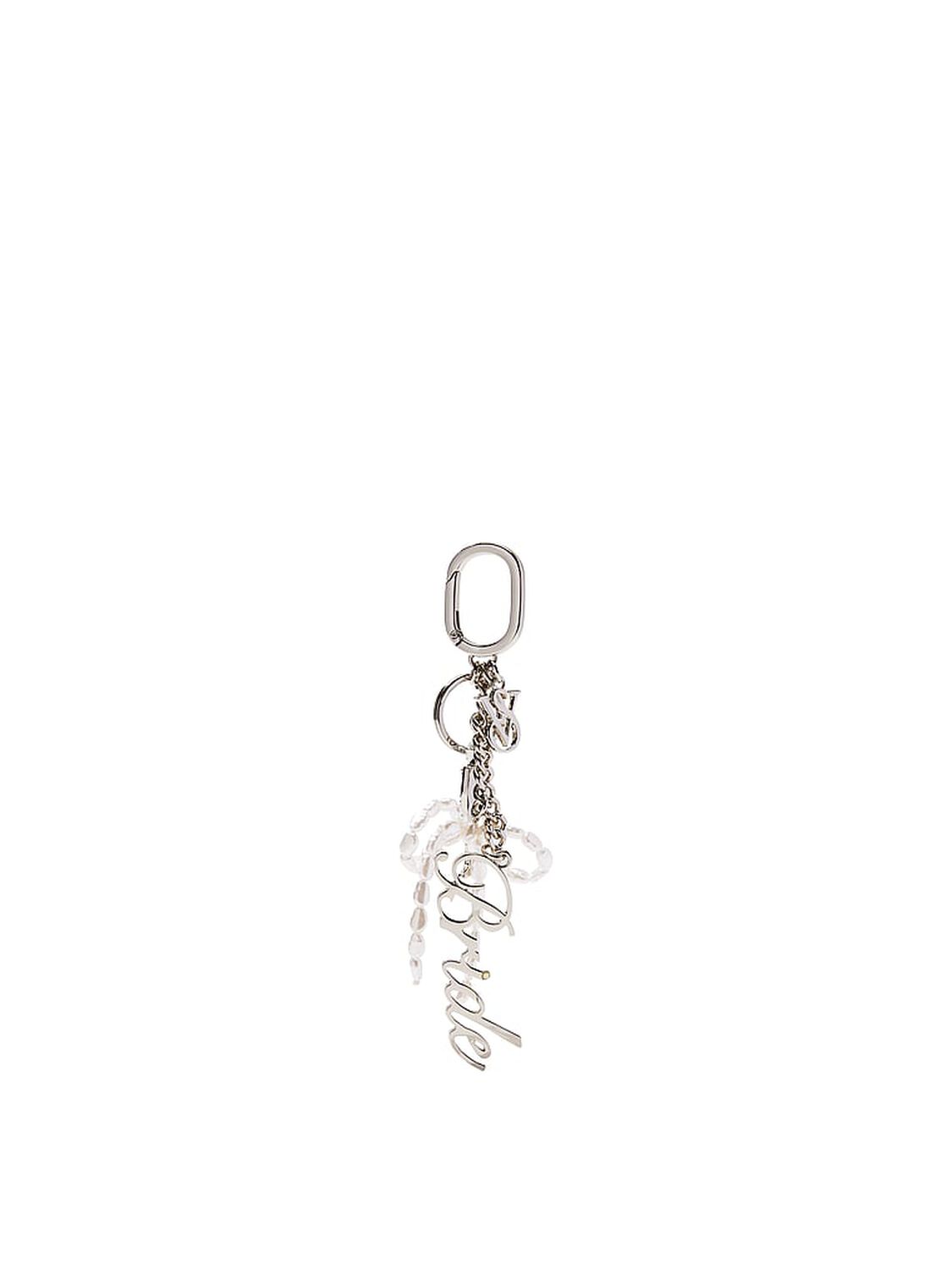 vs Victoria's Secret Bridal Bag Charm Keychain Silver 1 of 1 