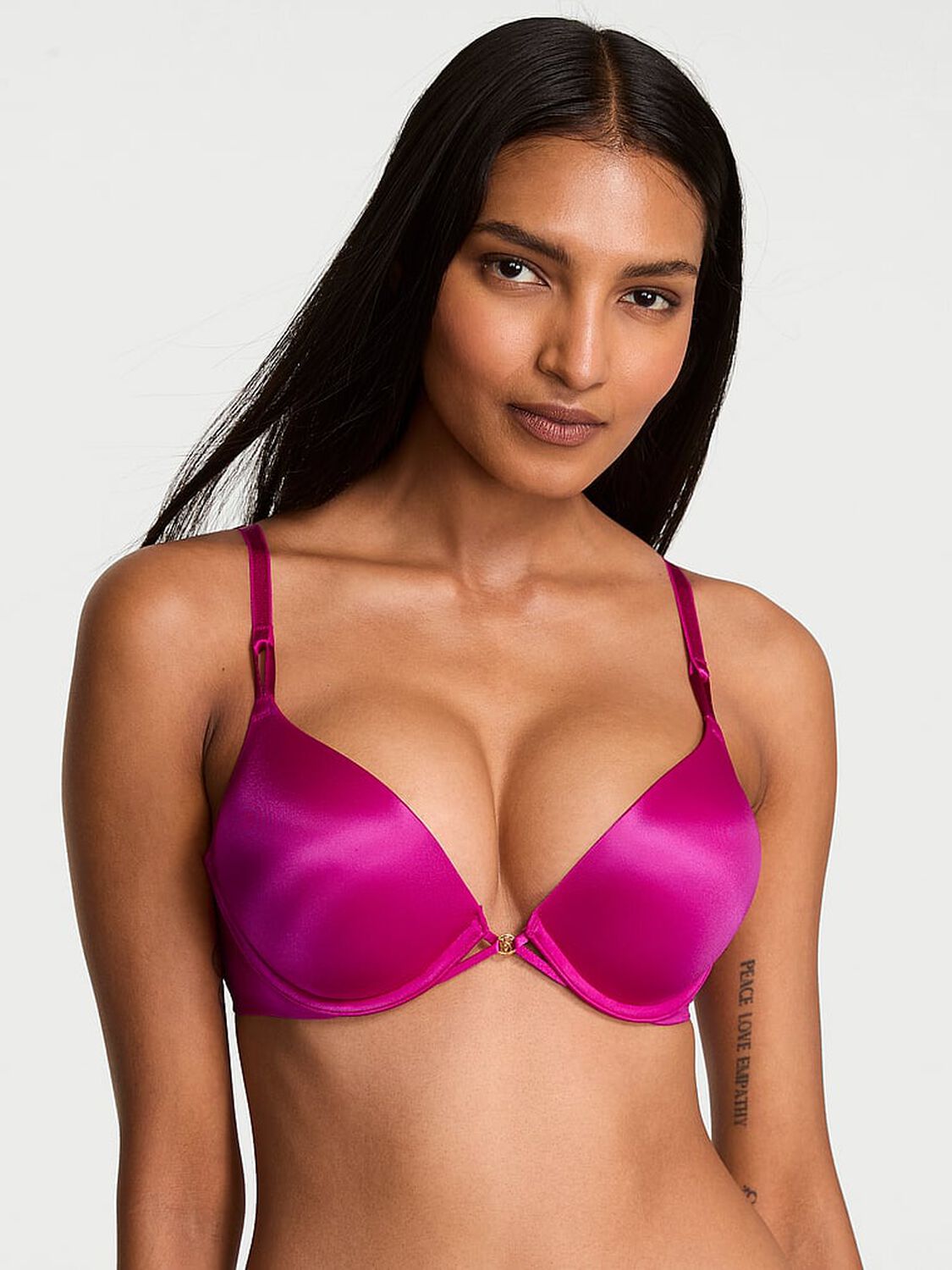 vs Very Sexy Bombshell Add-2-Cups Smooth Push-Up Bra Berrylicious 1 of 3 