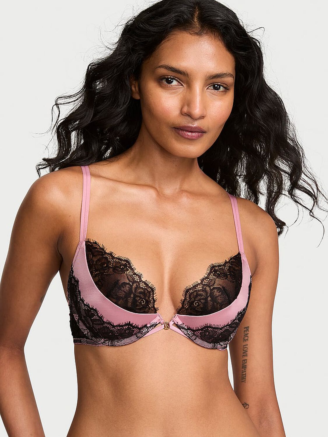 vs Very Sexy Low-Cut Push-Up Bra Dusk Rose 1 of 2 