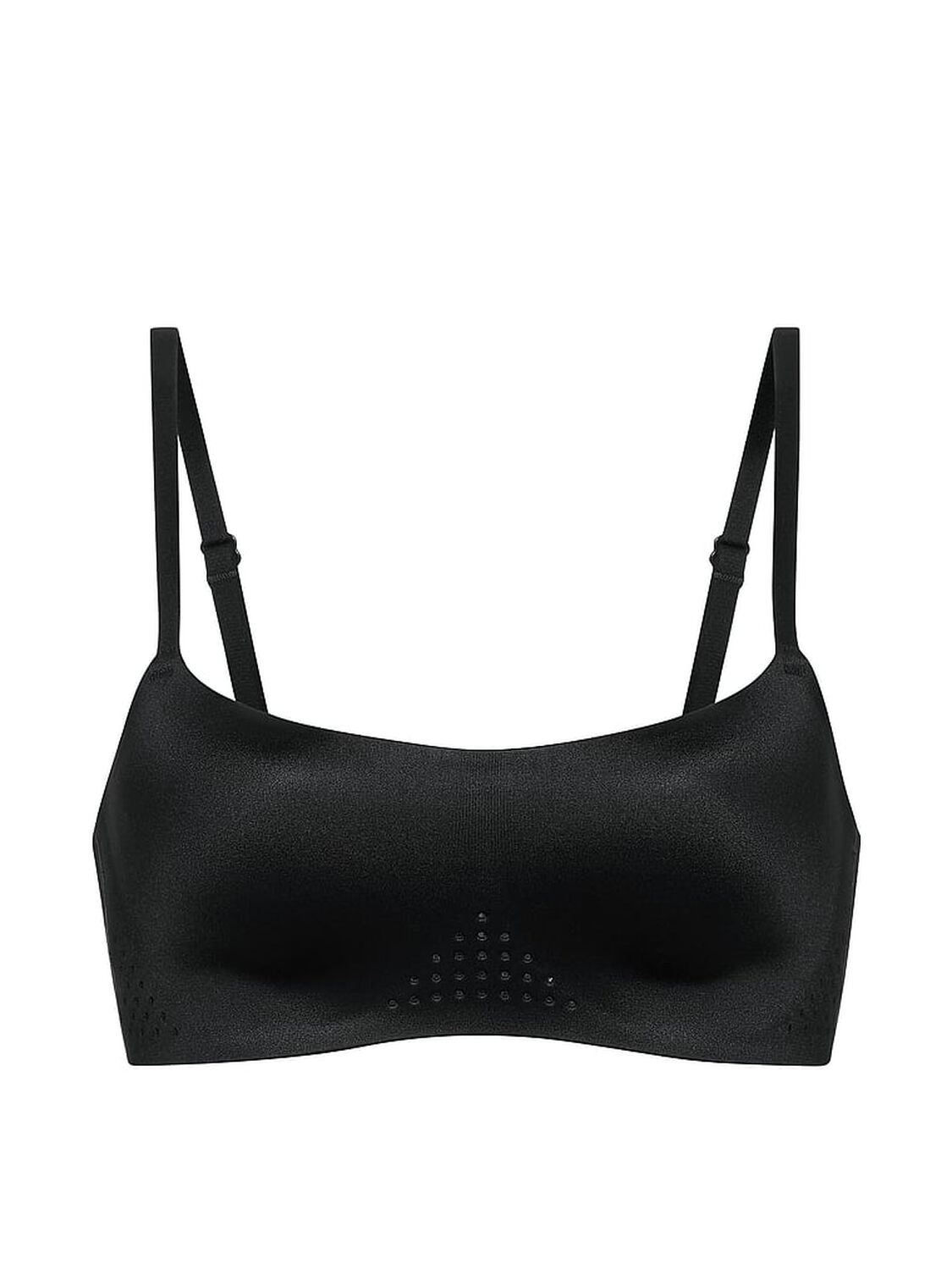 vs Vsx VSX Featherweight&trade; Light GlossyTech Sports Bra Black 3 of 4 