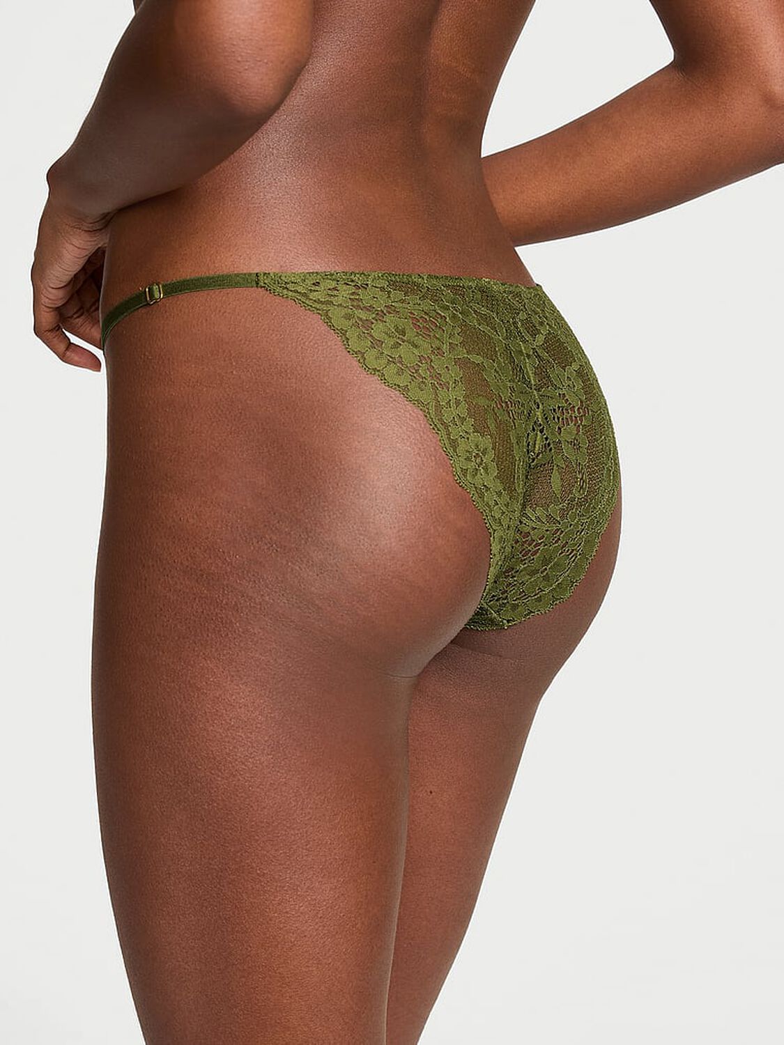 vs Dream Angels Lace Adjustable String Bikini Panty 2 of 4 