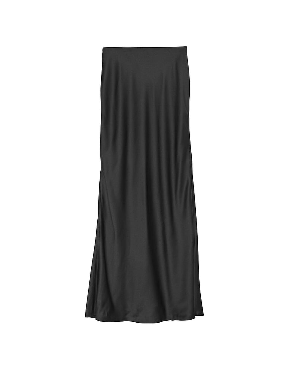 vs Victoria's Secret Satin Maxi Skirt Black 3 of 4 