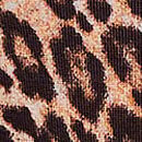 Stretch Cotton High-Leg Scoop Thong Panty, Natural Leopard, swatch