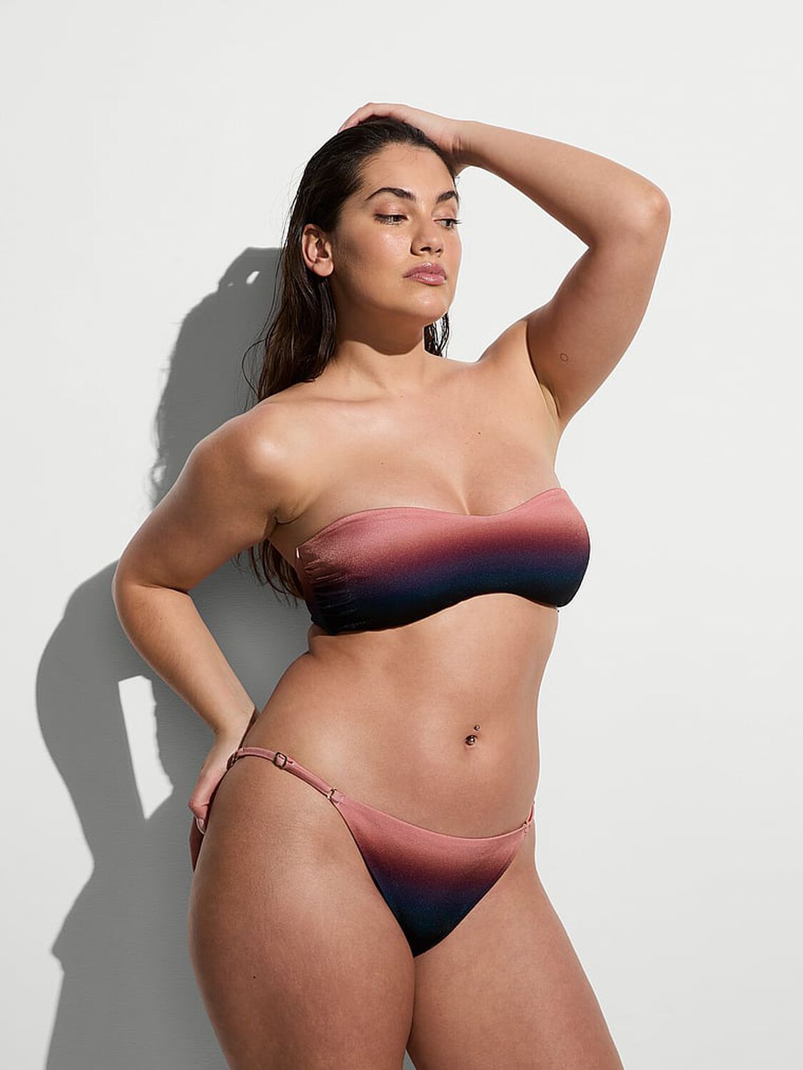 vs Victoria's Secret Swim Archives Sunset Ombr� Strapless Bandeau Bikini Top Sunset Ombre 1 of 2 