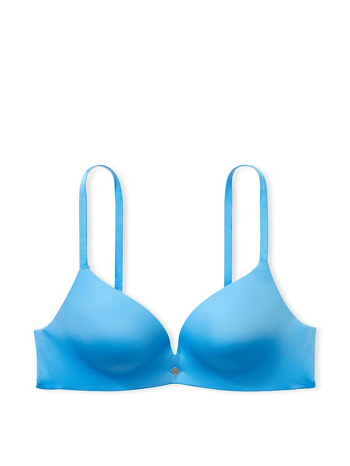 vs Very Sexy So Obsessed Smooth Wireless Push-Up Bra Capri Blue 3 of 4 