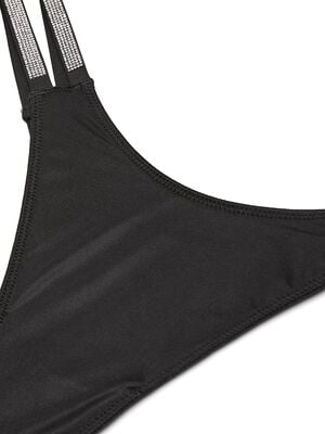 Double Shine Strap Smooth Thong Panty