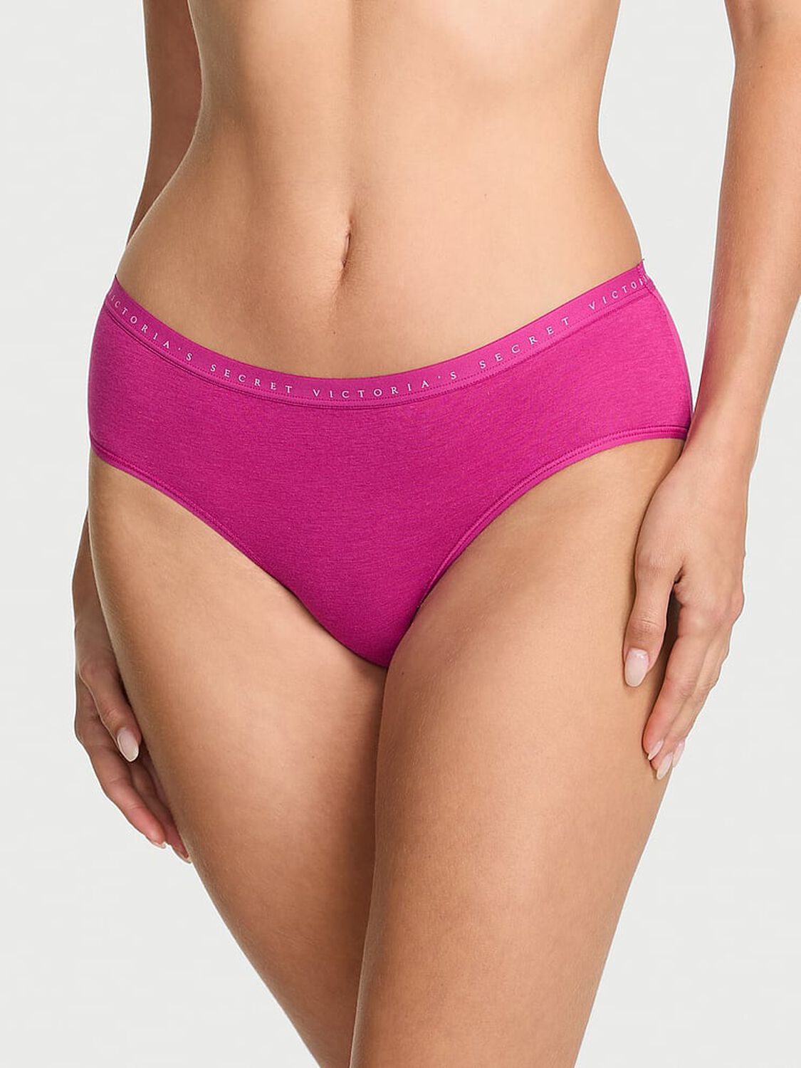 vs Victoria's Secret Stretch Cotton Hiphugger Panty 1 of 3 