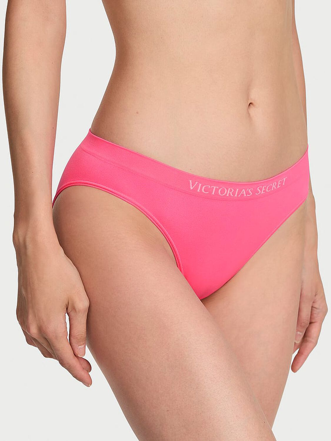 vs Seamless Seamless Bikini Panty Bombshell Pink 1 of 2 