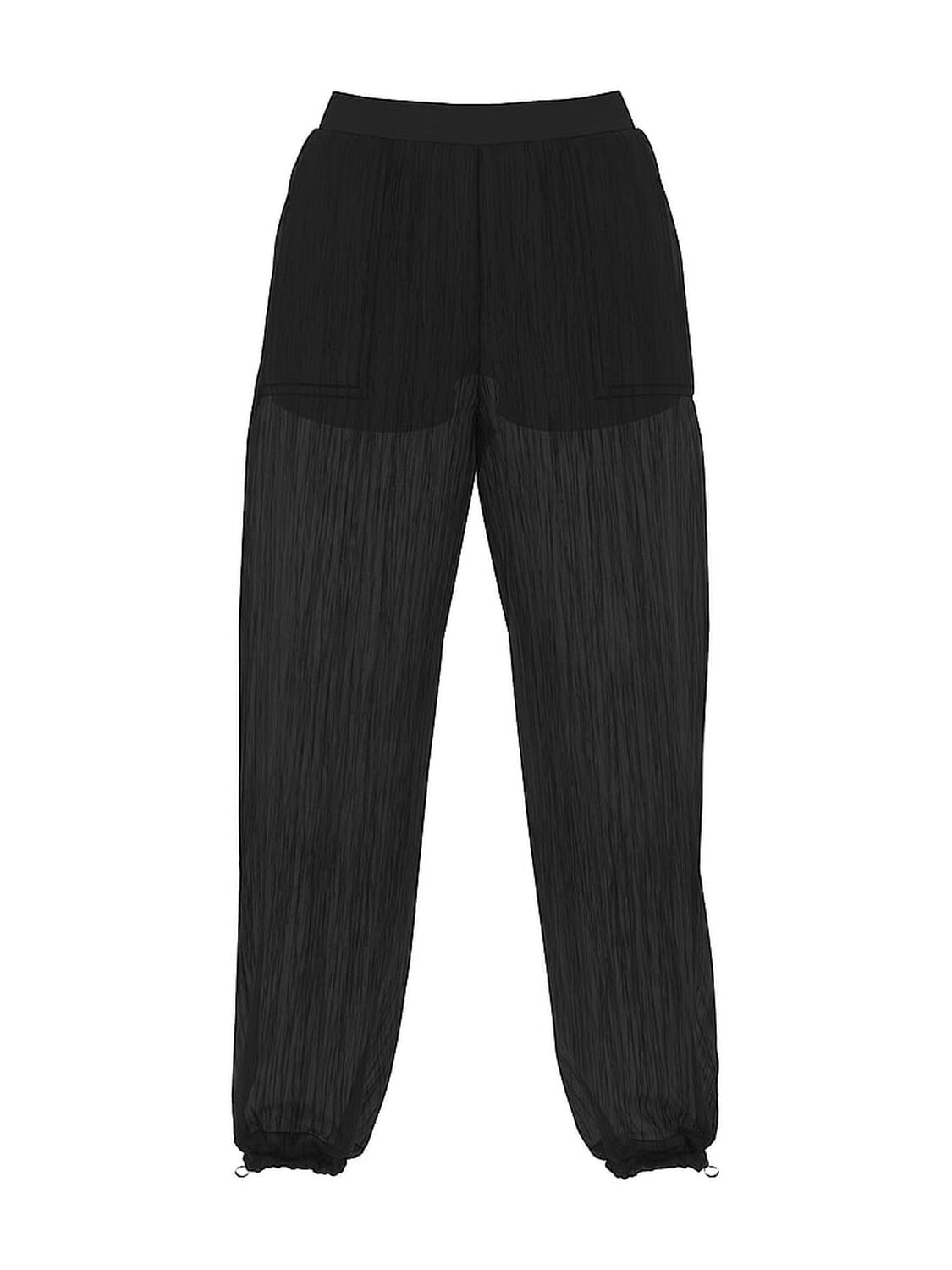vs Vsx VSX Sheer Ripstop Wide-Leg Pant Black 1 of 2 