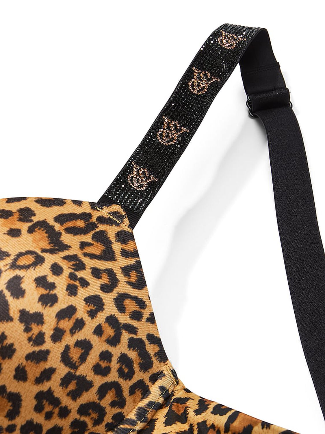 vs Very Sexy Shine Strap Push-Up Bra Leopard 4 of 4 