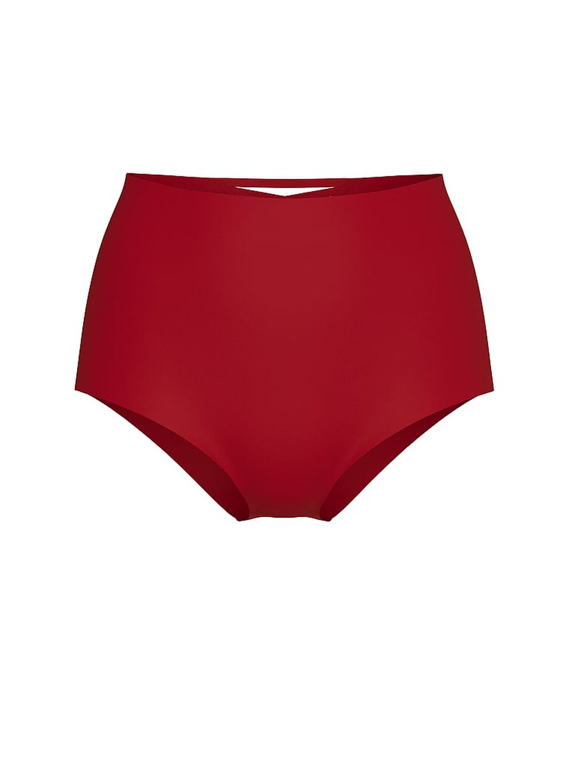 vs No-Show No-Show Strappy Modern Brief Panty Red Lacquer 3 of 3 
