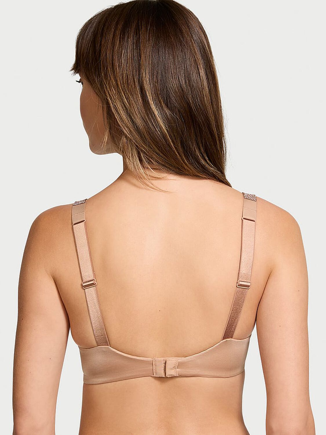 vs Very Sexy Bombshell Shine Strap Add-2-Cups Push-Up Bra Praline 2 of 4 