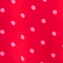 Glazed Satin Long Pajama Set, Lipstick Dot, swatch