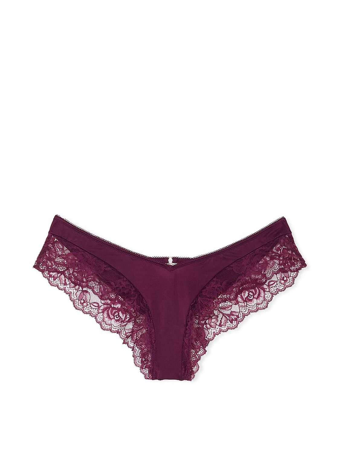 vs Very Sexy Rose Lace-Trim High-Leg Cheeky Panty 3 of 3 