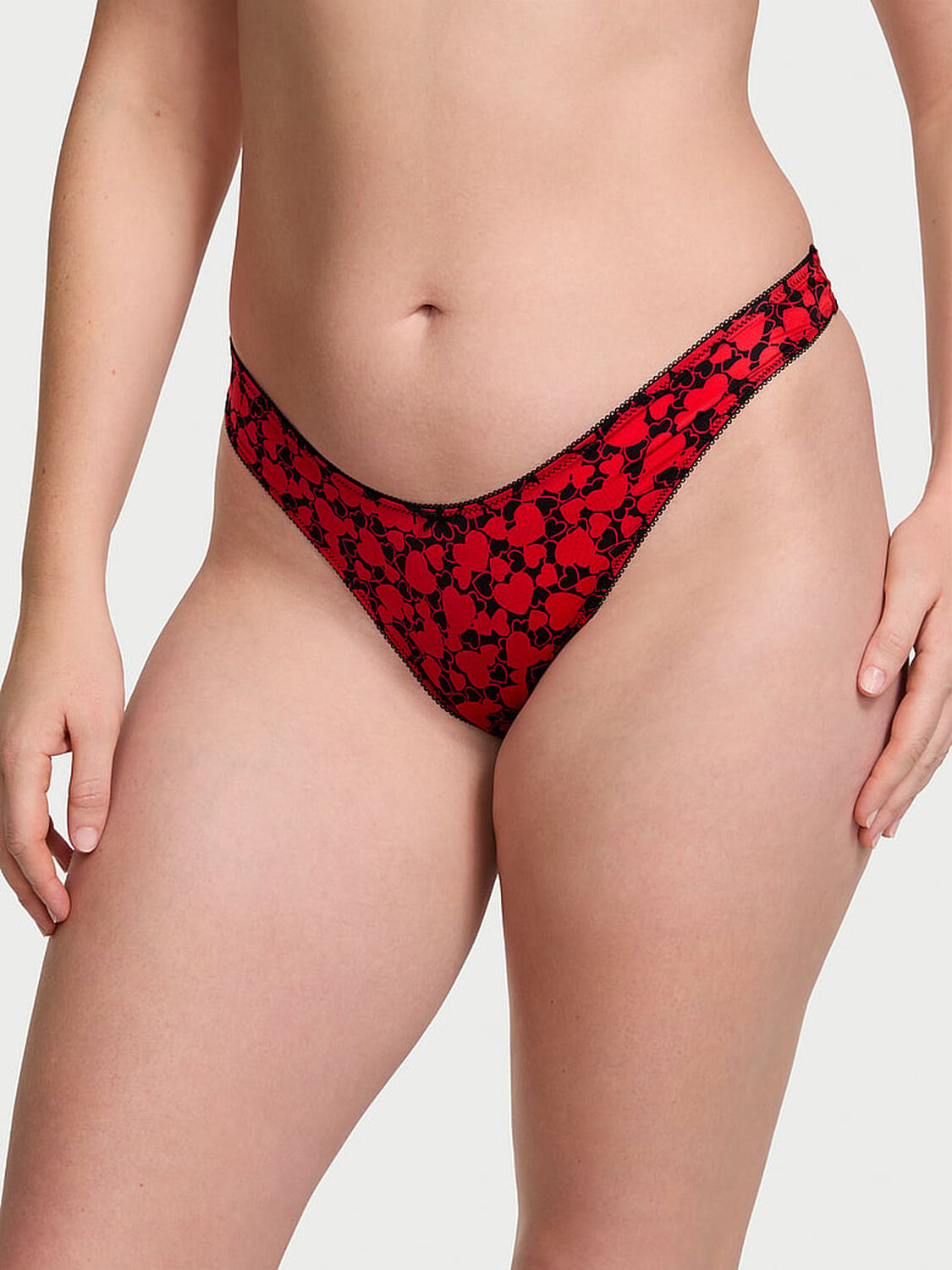 vs Very Sexy Smooth Micro High-Leg Thong Panty 1 of 3 