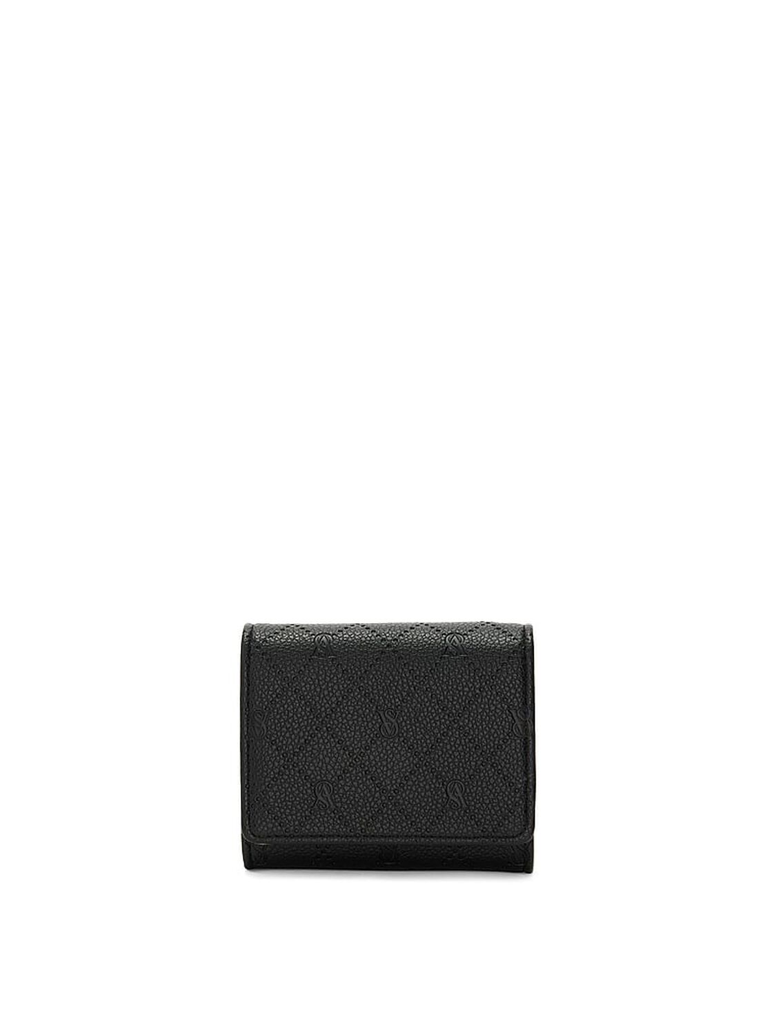 vs Victoria's Secret Small Flap Wallet Black 1 of 2 