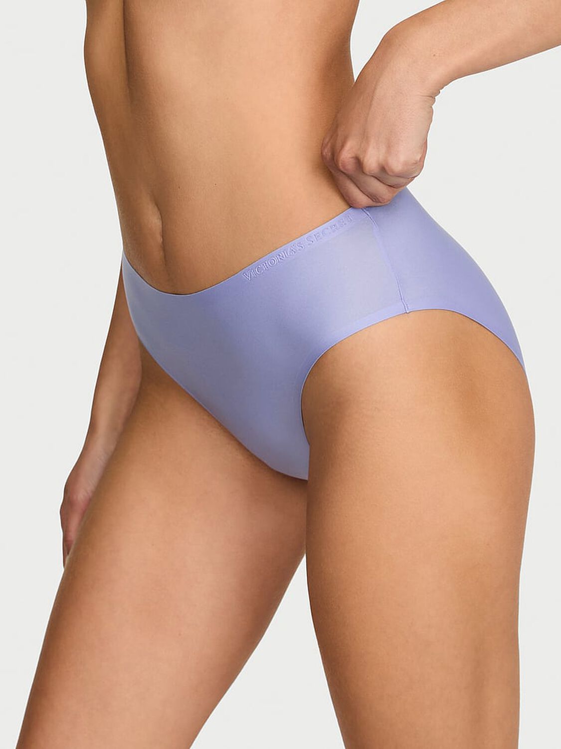 vs Body By Victoria Body by Victoria Flex Mid-Rise Bikini Panty Light Lavendar 1 of 4 