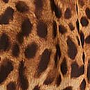 Chiffon Pleated Pant, Leopard, swatch