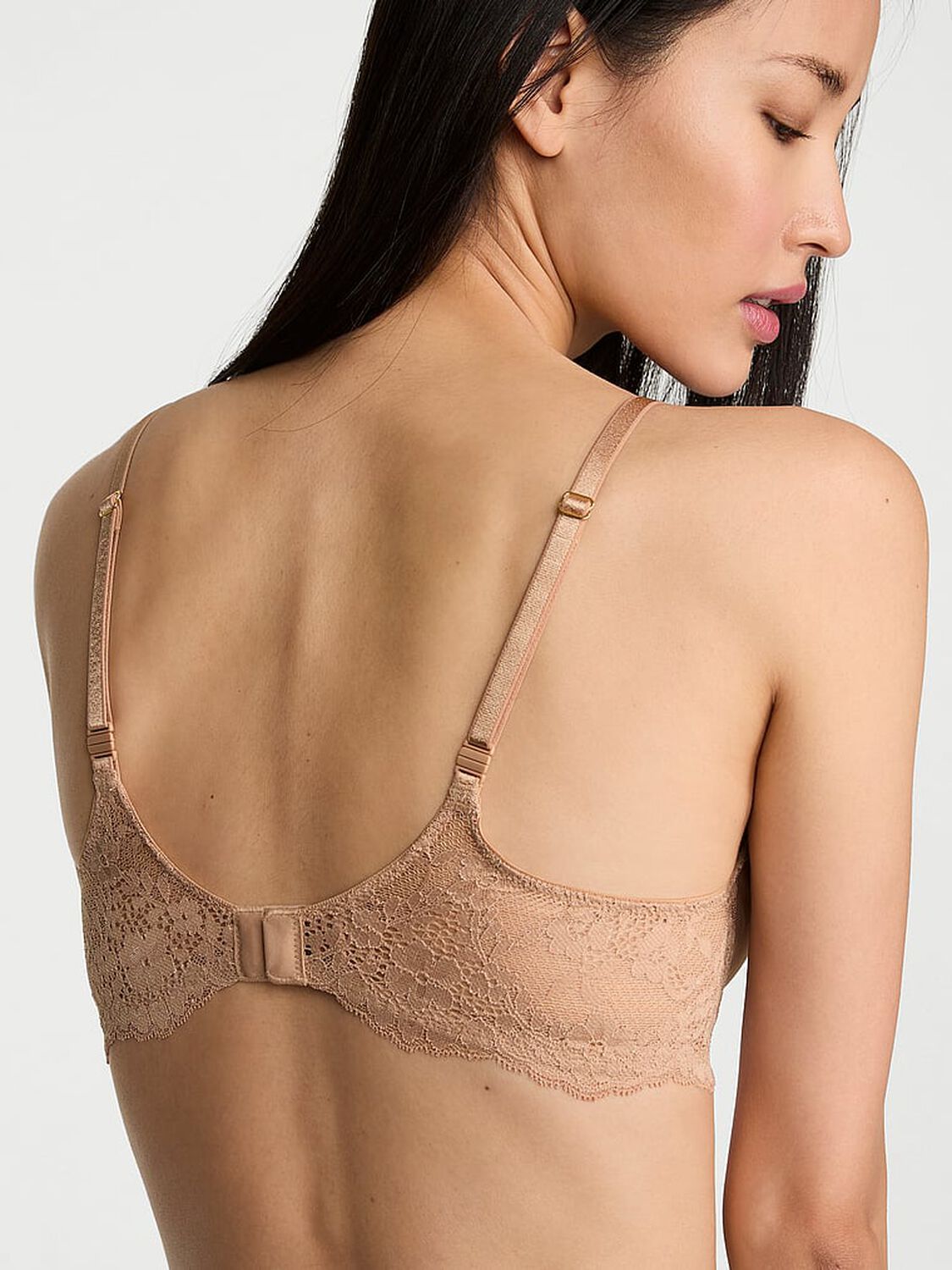 vs Dream Angels Wicked Sheer Unlined Balconette Bra 2 of 3 