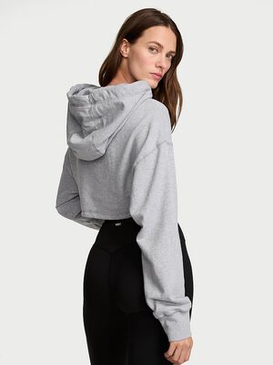 Off-Duty Terry Super Crop Hoodie