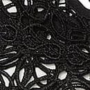Geo Daisy Lace Open-Cup Teddy, Black, swatch