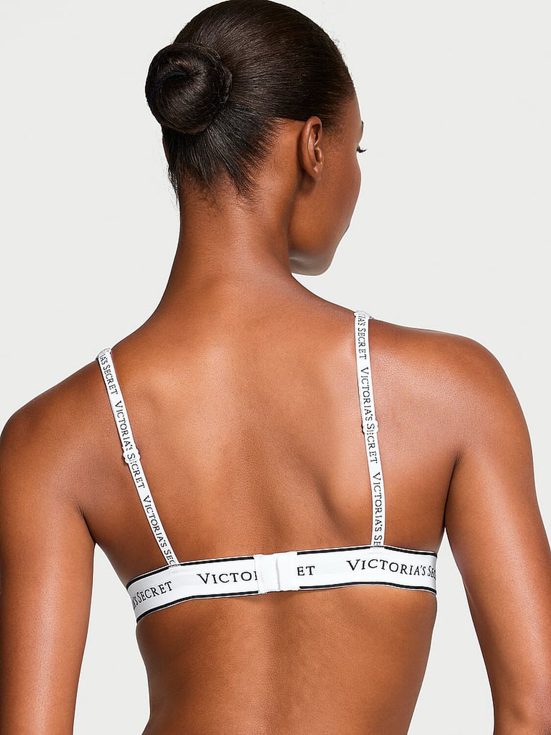 vs The T-Shirt Wireless Cotton Plunge Bralette 2 of 3 