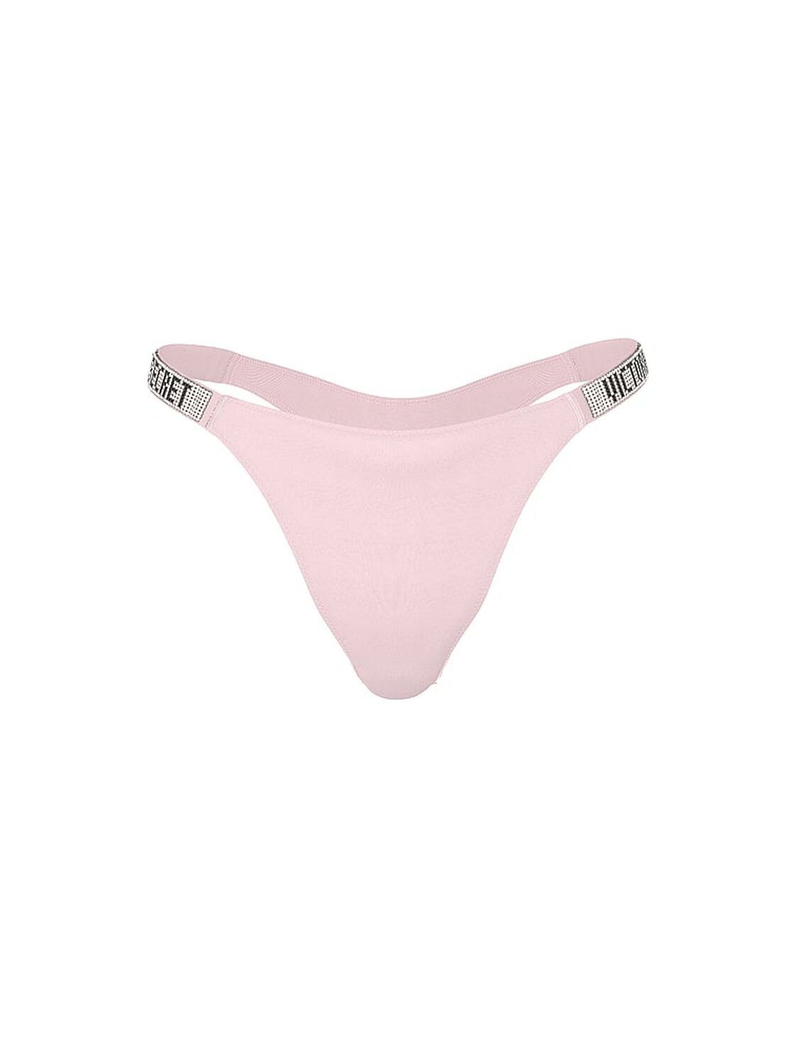 vs Very Sexy Logo Shine Strap Brazilian Panty Angel Pink 1 of 3 