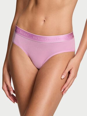 Logo Cotton Hiphugger Panty