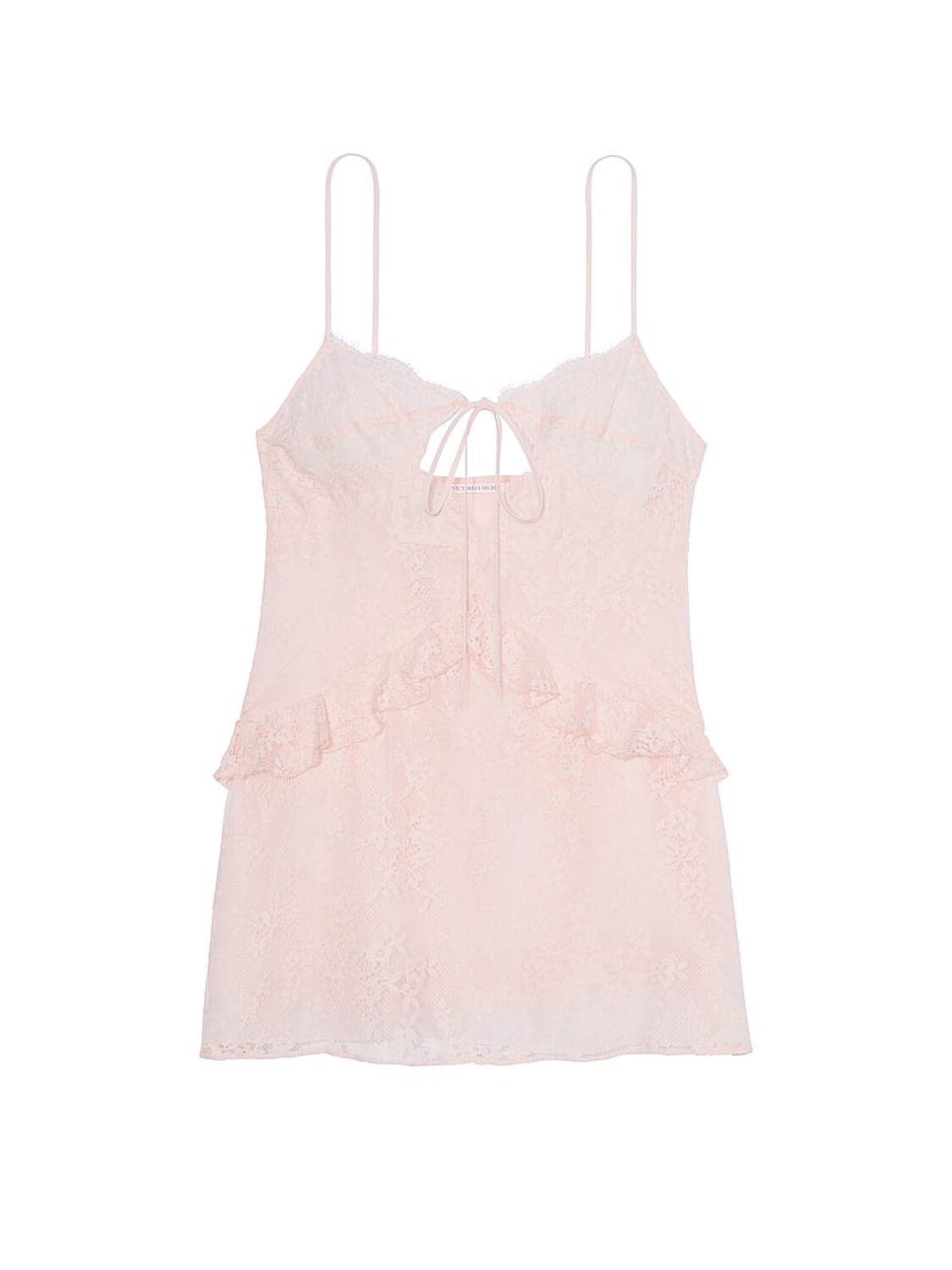 vs Victoria's Secret Dare to Dream Lace Flounce Mini Slip 3 of 4 