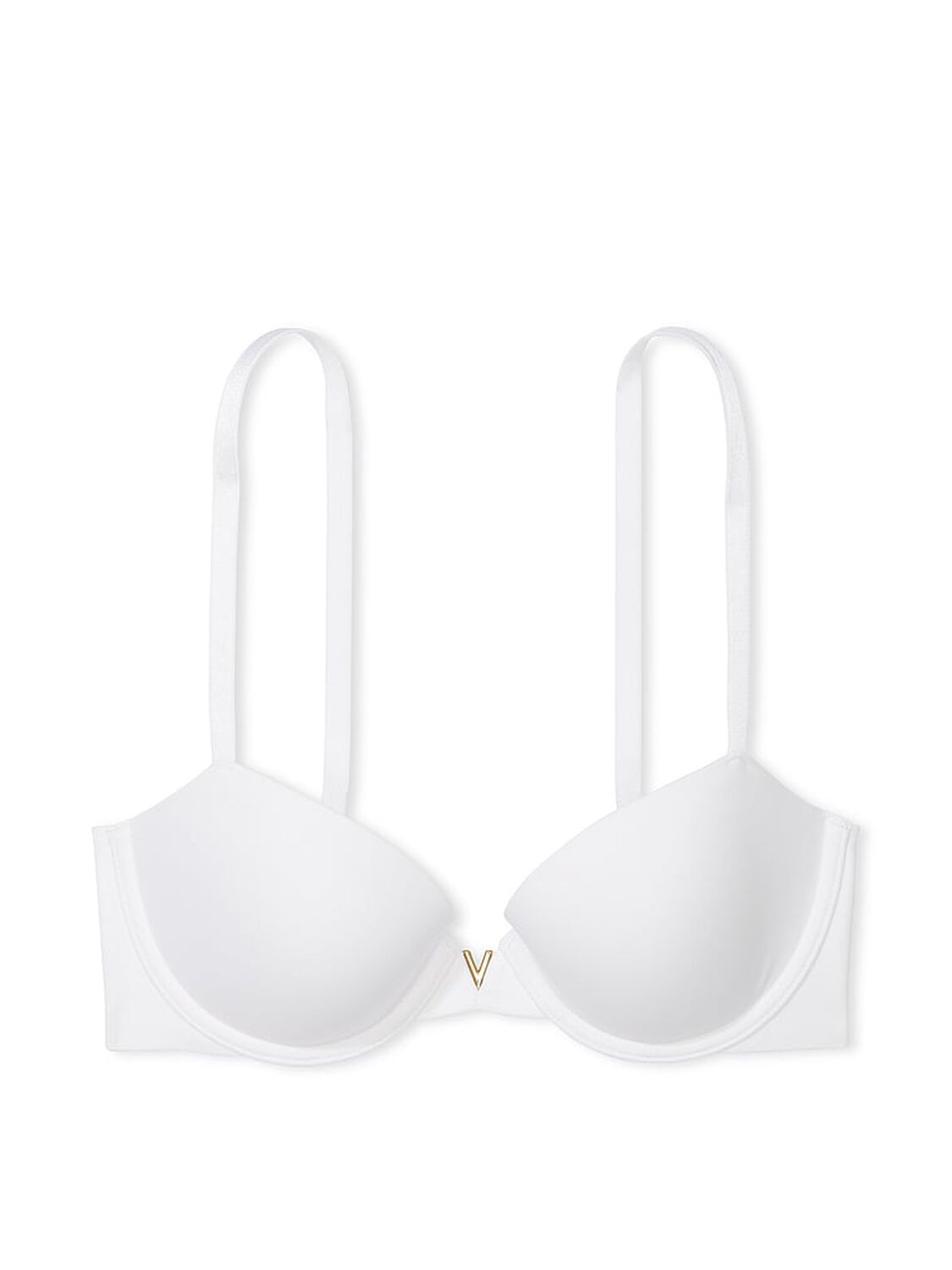 vs Dream Angels Smooth Lightly Lined Demi Bra Vs White 3 of 4 