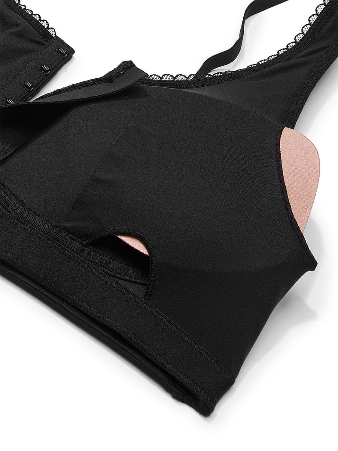 vs Body By Victoria Lace Mastectomy Bra Black 2 of 2 