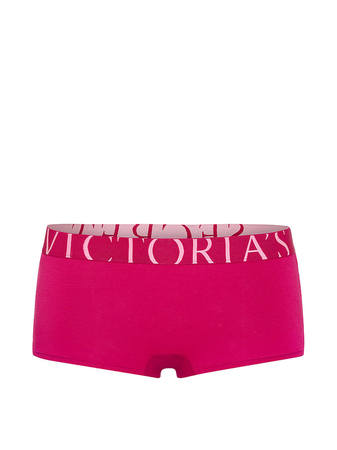 vs Cotton Exploded Logo Cotton Boyshort Panty Vibrant Fuchsia 3 of 3 