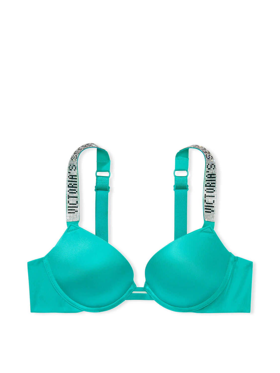 vs Very Sexy Shine Strap Push-Up Bra Capri Sea 2 of 3 